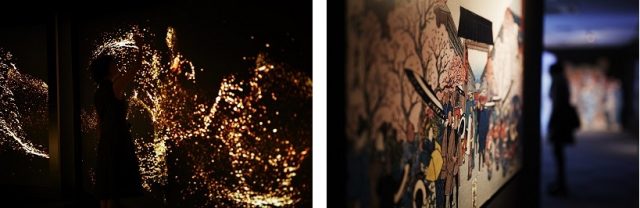 「食神さまの不思議なレストラン」展、スーパー浮世絵「江戸の秘密」展の2つを内包する「日本橋兜町・茅場町アートプロジェクト」