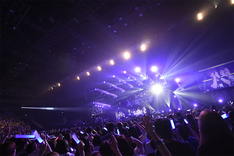 『ANI-ROCK FES. 2018／銀魂 LIVE CARNIVAL 2018』SPYAIRのステージ