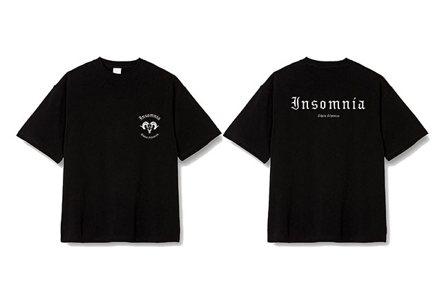 『Insomnia』限定Tシャツ