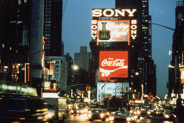 1970年ニューヨークタイムズスクエアの写真