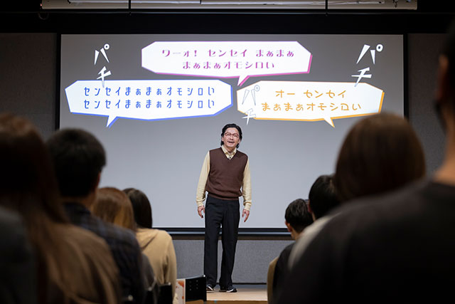 生徒3人の吹き出し、フォントが並ぶとより違いがわかる