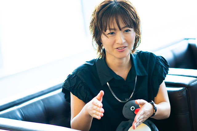 楽しそうに語る池内侑香